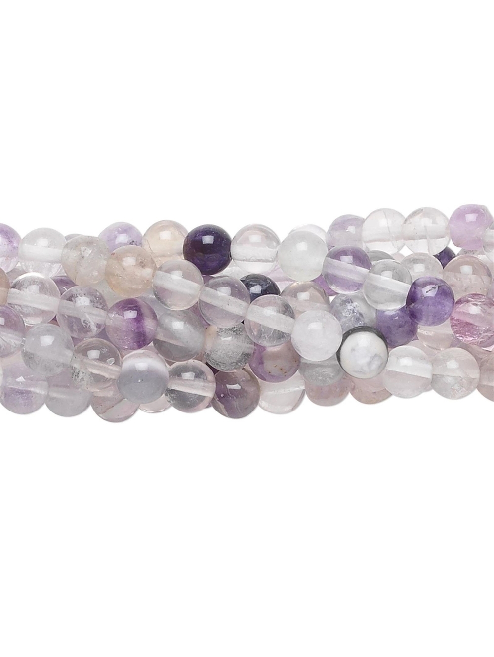 Natural Rainbow Fluorite Gemstone Beads Round 4mm Bulk Lot 50 pcs